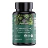 PlantFusion Organic Vegan Vitamin D3 + K2 5,000 IU, 50MCG