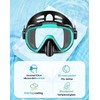 Vengreedo Snorkel Set with Fins for Adults, Snorkeling Gear for