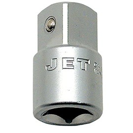 JET 672911 1/2-inch Drive Female x 3/8-inch Drive Male Chrome Socket Adapter