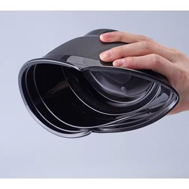 X PACK- 48 oz Meal Prep Bowl-Extra Thick (150 Pack)- Plastic Containers with with lid- best for Noodles, Poke Bowl, Salad, Soup - Freezer, Microwave & Dishwasher-Safe