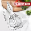 Multifunctional Heavy-Duty Kitchen Shears, High-Carbon Steel Culinary Shears, Heavy Duty