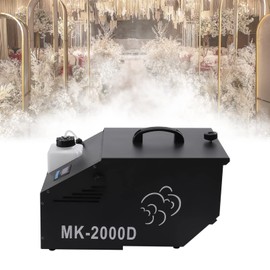 Low Lying Smoke Fog Machine 1200W DMX DJ Stage Fogger with Wireless Remote Ground Low-Lying Smoke Machines for Stage Performance, Wedding, Catwalk