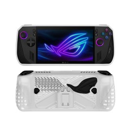 JOYSOG Rog Ally X TPU Protective Cover for ASUS Rog Ally X 2024 Gaming Console Skin Cover Handheld Protector Case Accessories (White)