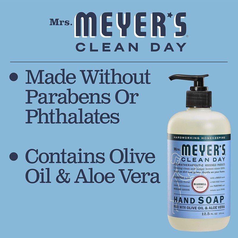Mrs. Meyers Clean Day Liquid Hand Soap Hard 12.5 Oz