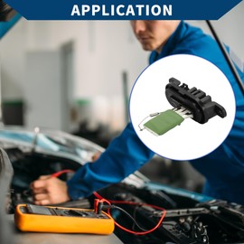 Hihaha No. 271500889R HVAC Blower Motor Resistor for Dacia Dokker Estate 2018 / Inner Heater Blower Motor Resistor / Durable / 1 Piece