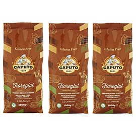 Antimo Caputo Gluten Free Pizza Flour 2.2lb - All Natural Multi Purpose Flour & Starch Blend for Baking Pizza, Bread, & Pasta (3 Pack)