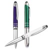 Operitacx LED Ballpoint Pen with Stylus Tip 3Pcs Retractable Lighted