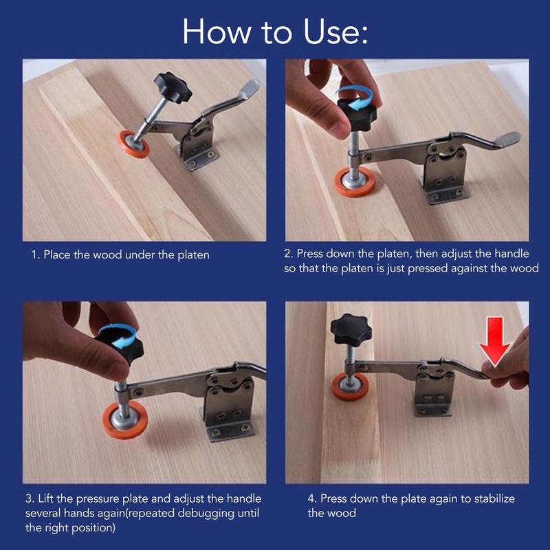 Toggle Clamp Heavy Duty Large Hold Down Clamp Hand Tool