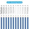 32-Piece Professional Drawing Pencils and Sketch Set Includes Sketch Pencil