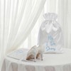 Wesnoy Bride Shoe Bag 11" x 9" Satin Wedding Shoe