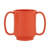 G.E.T. SN-103-RO Rio Orange 8 oz Two Handle Plastic Healthcare