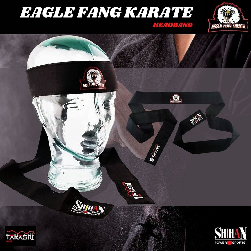 EAGLE FANG KARATE Hachimaki Japanese Headband - Karate Kid Miyagi-Do