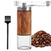 Moorstdel Manuelle Kaffeemühle, Hand-Kaffeemühle mit Teleskopgriff und Bürste, 6 einstellbare