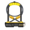 ONGUARD Bulldog Combination U-Lock Cable Combo, Black/Yellow