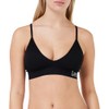 Lee Womens Seamless Crop Bra in Black |Soft, Stretchy &