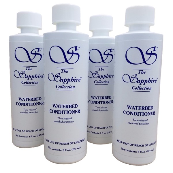Sapphire Collection Blue Magic Waterbed Conditioner, 8oz. - 4 Bottles