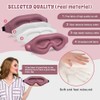 2 pieza Antifaz para dormir 3D para mujeres y hombreSuave