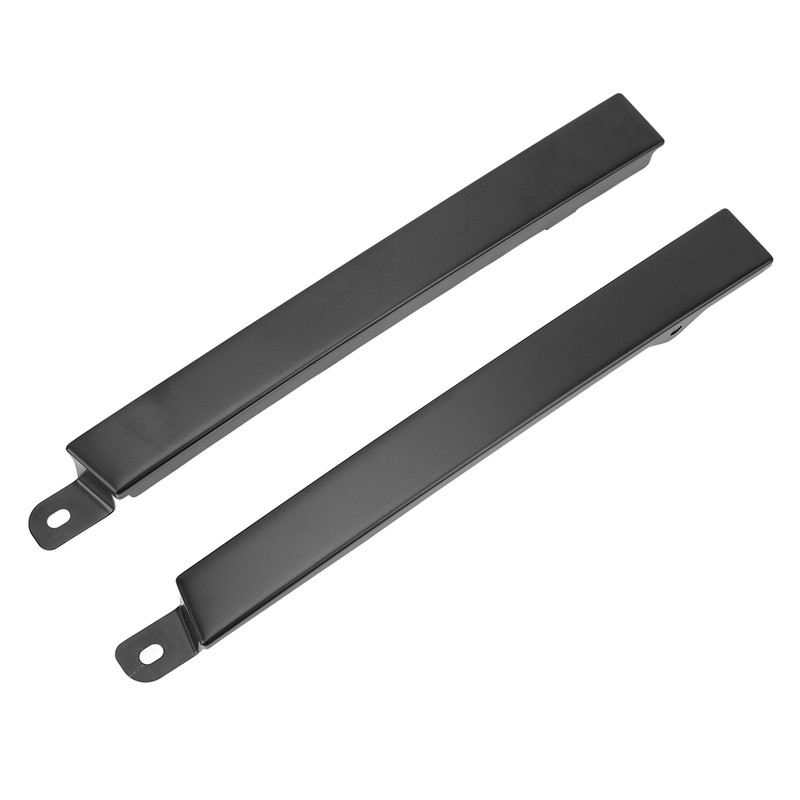 Front Bumper Headlight Trim Panels Black 1 Pair Replacement for