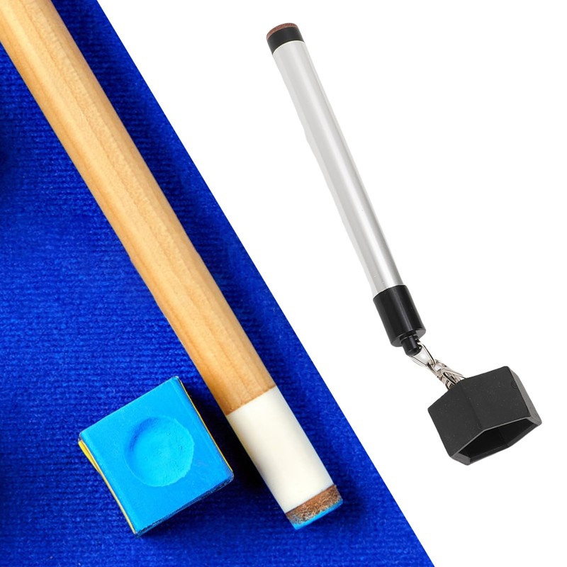 Generic Pool Cue Chalk Holder, 2 in 1 Pool Chalk