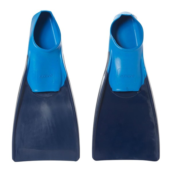 Sporti Essential Floating Swim Fins - NavyBlue - M 9-10