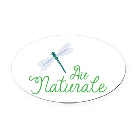 CafePress Au Naturale Euro Oval Car Bumper Magnet