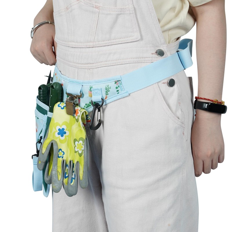 KUNN Garden Tool Pouch Apron with Pockets for Gardening,Florists,Carpenter,Construction