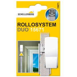 Schellenberg 15671 Guide Strap for Roller Shutter Straps with Cutting Joint, White, 15671