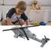 Diecast Metal Helicopter Model Sound Light Pullback Alloy Fighter Aircraft