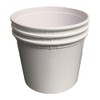 TALISMAN White Offering, Donation, Ice Buckets, 160 Ounces, Pack 3,