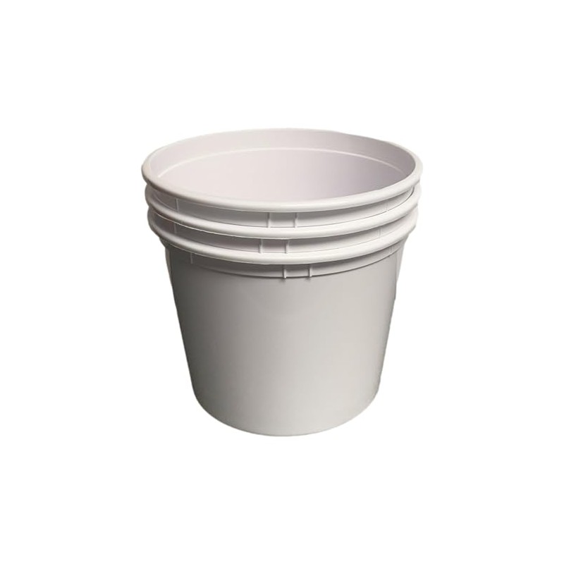 TALISMAN White Offering, Donation, Ice Buckets, 160 Ounces, Pack 3,