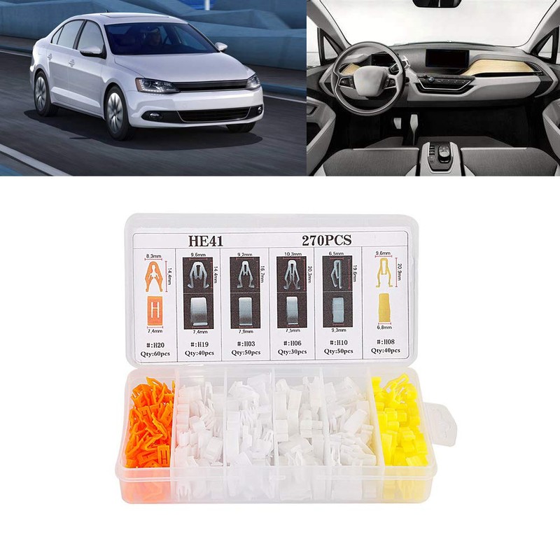 270pcs Car Holding Clips Dashboard Trim Clip Car Console Dashboard