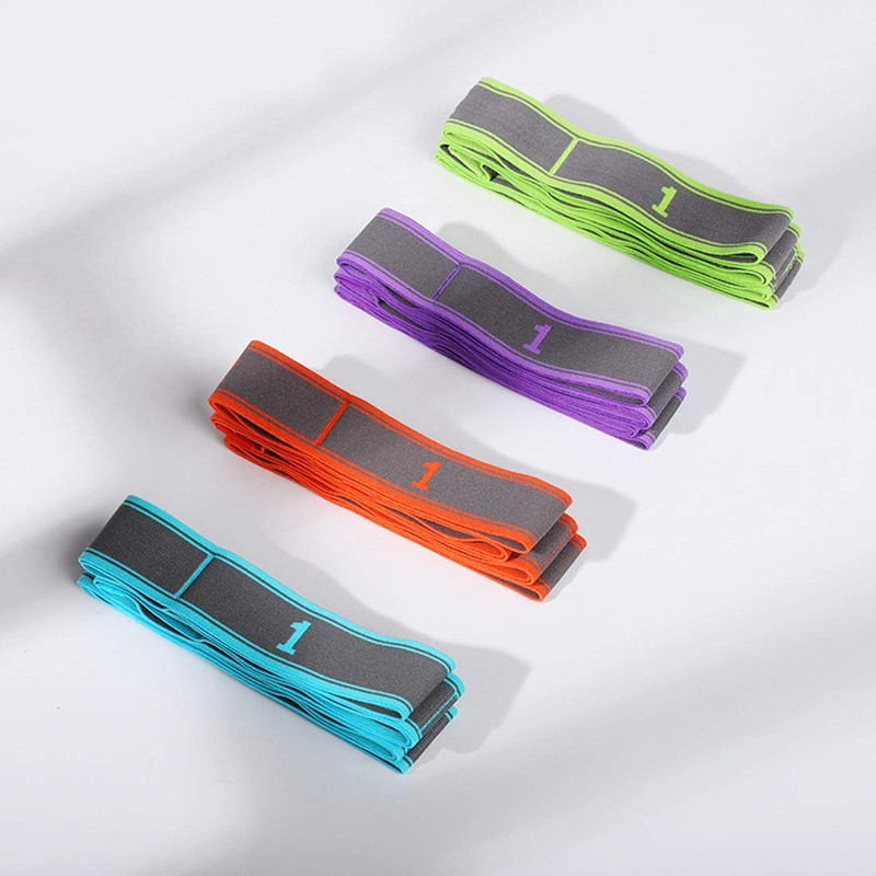 Stretch Strap With Multi Loops Yoga Exercise Trainer Bands latin