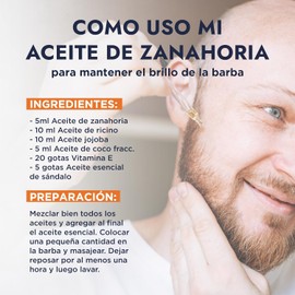 Hebbe - Aceite De Zanahoria 100% Puro 50 ml Hidratante Reafirmante Regenerador Antiedad Cabello Brillo Y Suavidad