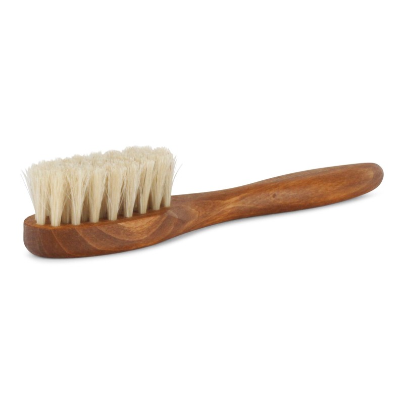 Langer & Messmer Shoe Brush Made Of Clear Horse Hair