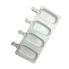 Ice Cream Mold Reusable Smooth Surface Soft Silicone Safe Easy