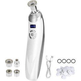 Diamond Professional Microdermabration Machine Portable Dermabration Crystal Face Blackhead Remover Device Kit for Facial Skin Care Tools Home Microderma Equipment for Women / 다이아몬드 프로페셔널 마이크로더마브레이션 머신 페이셜 스킨 케어 도구용 휴대용 더마브레이션 크리스탈 페이스 블랙헤드 리무버 장치 키트 여성용 가정용 마이크로더마 장비