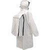 Koshin GK-218 H0236AV Rubber Raincoat White SS Hood Detachable Giant