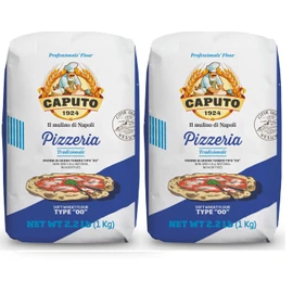 Antimo Caputo Pizzeria 00 Flour (Blue) 2.2 LB - Pack of 2 (Total 4.4 LBS)