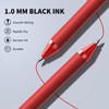 108 Pack Red Pens - Bulk Pens 1.0mm Medium Point