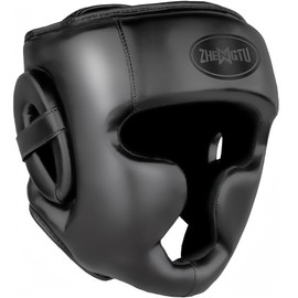 ZTTY Headgear (Rizin Active Duty CFFC Flyweight Champion) Recommended by the 5th DEEP Flyweight Champion "Shinryumako" for Boxing, Sparring, Martial Arts, Practice (Black, S)
