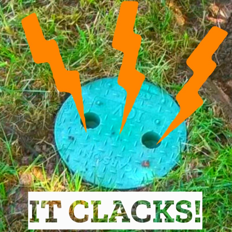 The Original Clackee™ Circle Pro 3.0 Sprinkler Valve Locator Irrigation