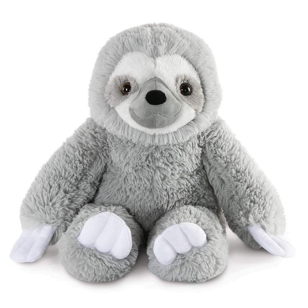 Vermont Teddy Bear Sloth Plush - Oh So Soft Sloth Stuffed Animal, Gray, 18 Inch
