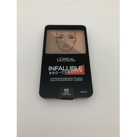 L'Oréal L'OREAL INFALLIBLE PRO-CONTOUR Contour & Highlight Palette No.815 Deep 0.24oz/7g