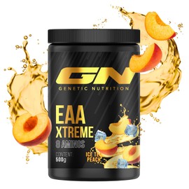 GN Laboratories EAA Xtreme (Ice Tea Peach) - 500g EAAs Powder - Amino Acids Complex Ideal for Before, During and After Training