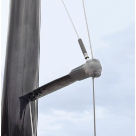 Waterline Design #1054 Leather Protection for Saling, Size Large, UV-Protected Leather Saling Protector with Velcro Fastening, Easy to Install, gray