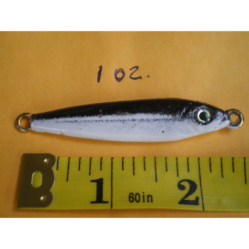 HOME MADE 25 PCS. ANCHOVY FISH JIG/SPOON STYLE LURE BAIT