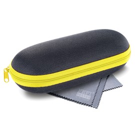 FEFI - Lightweight Hard Case Glasses Case - Sports and Sunglasses Case, yellow