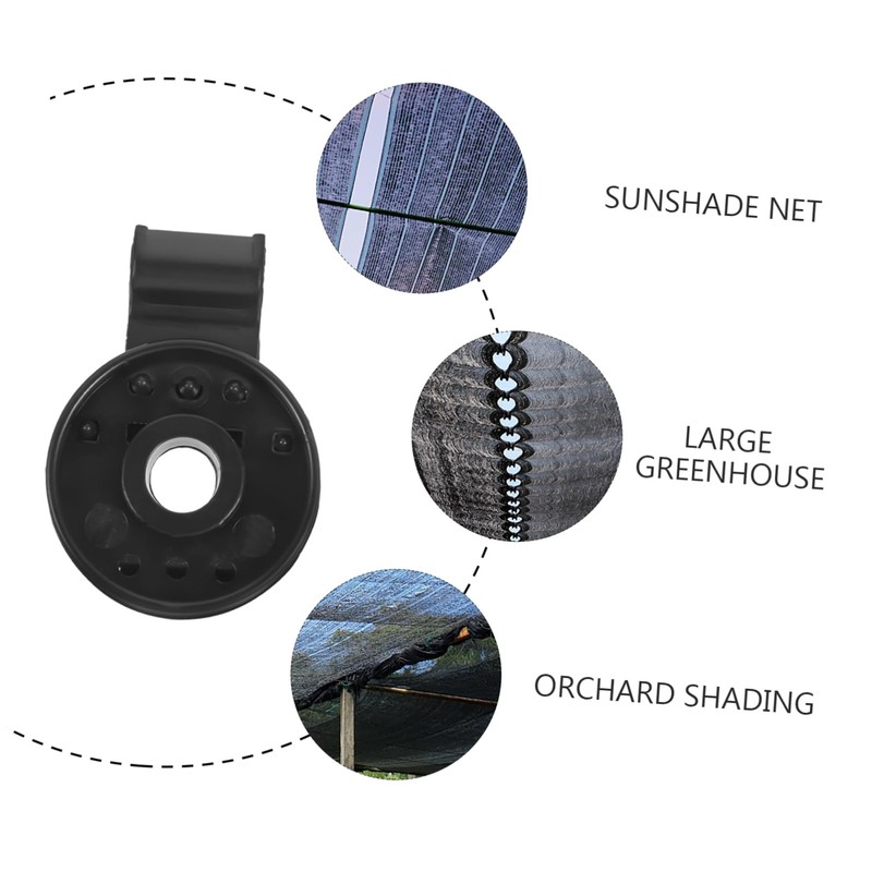 SUPVOX 20Pcs Durable Sunshade Mesh Clips for Greenhouse Gardening Versatile