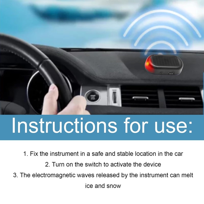 Electromagnetic Car Deicer,Electromagnetic Antifreeze Snow Removal Deicer,Electromagnetic Interference Antifreeze Snow
