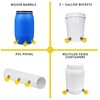 Idyfodol 4 Pcs Automatic Chicken Waterer Cups PVC Gravity-Switch No